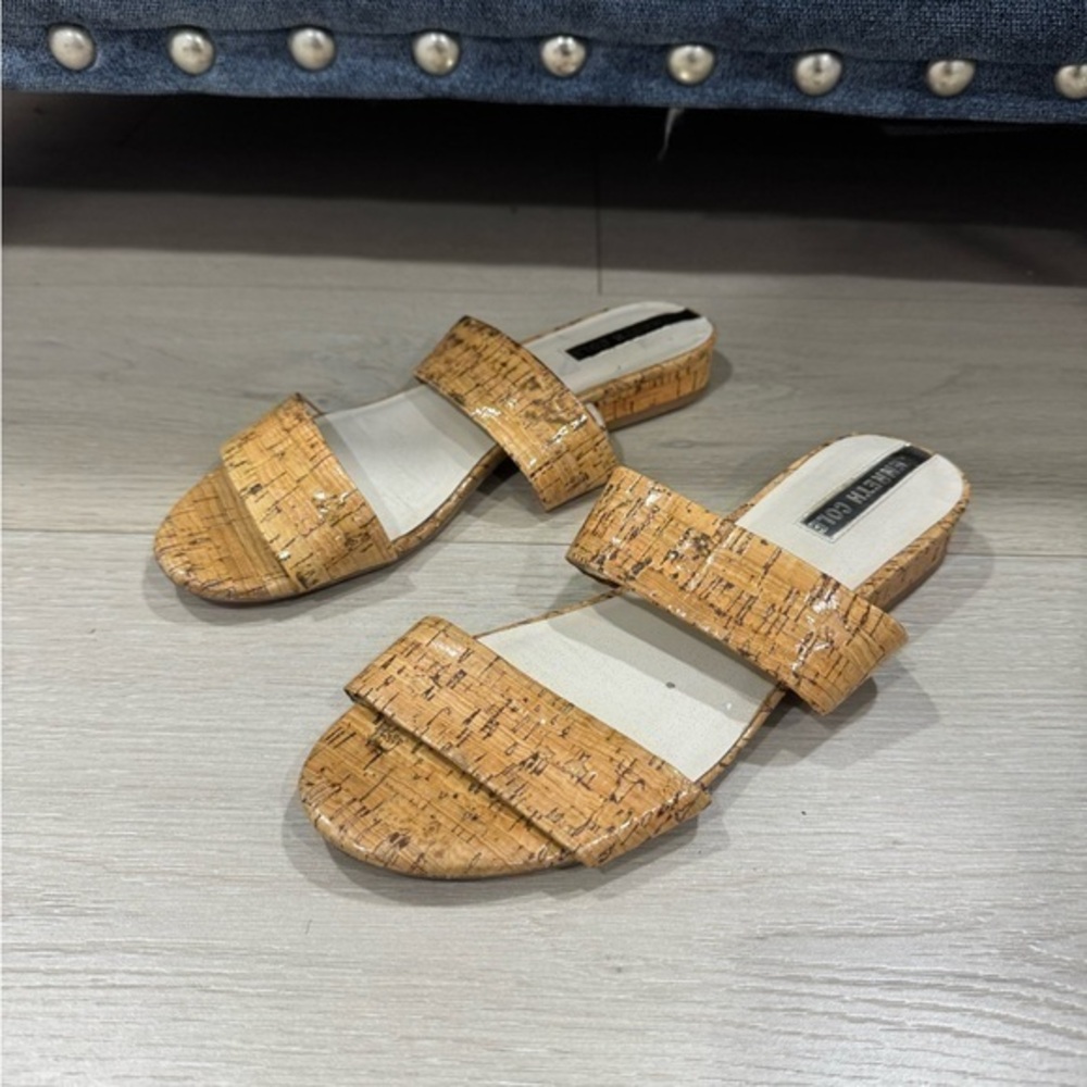 Kenneth Cole Cork Flat Sandals
